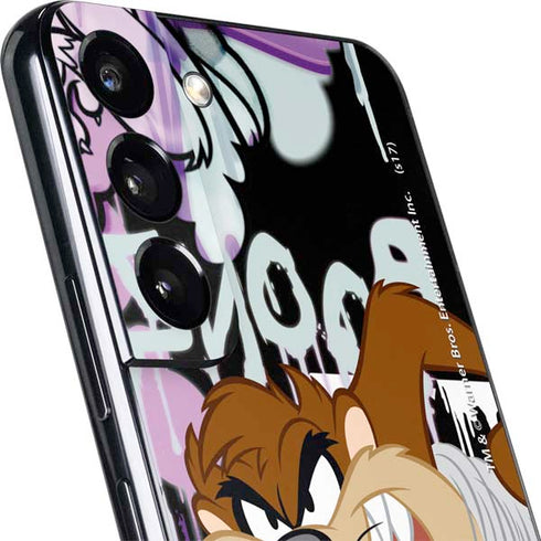 Looney Tunes Splatter Paint Tasmanian Devil Galaxy S22 Skin