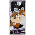 Looney Tunes Splatter Paint Tasmanian Devil Galaxy S22 Ultra Clear Case