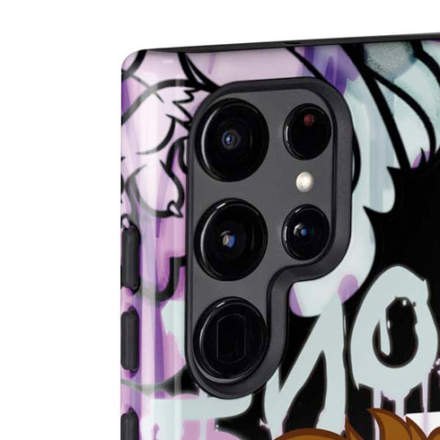Looney Tunes Splatter Paint Tasmanian Devil Galaxy S22 Ultra Pro Case