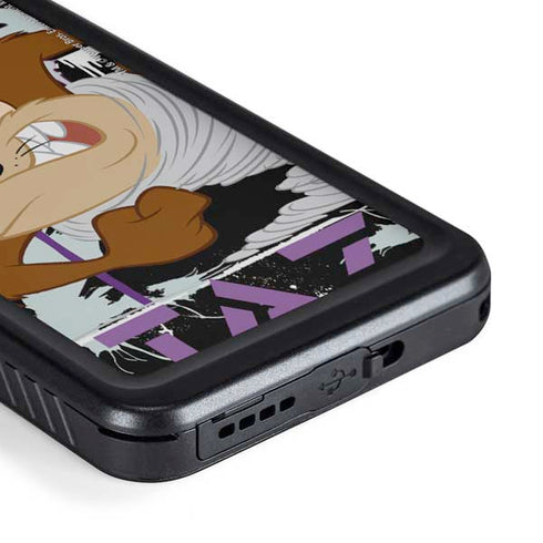 Looney Tunes Splatter Paint Tasmanian Devil Galaxy S23 Plus Waterproof Case