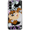 Looney Tunes Splatter Paint Tasmanian Devil Galaxy S24 Plus Clear Case