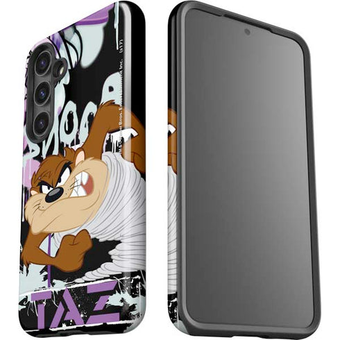 Looney Tunes Splatter Paint Tasmanian Devil Galaxy S24 Plus Impact Case