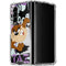 Looney Tunes Splatter Paint Tasmanian Devil Galaxy Z Fold4 5G Clear Case