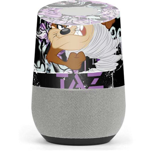 Looney Tunes Splatter Paint Tasmanian Devil Google Home Skin