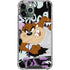 Looney Tunes Splatter Paint Tasmanian Devil iPhone 11 Pro Max Clear Case