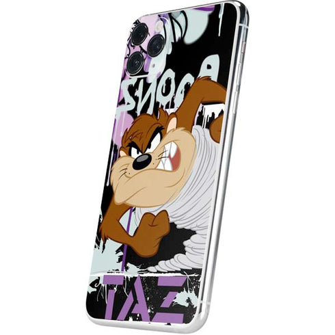 Looney Tunes Splatter Paint Tasmanian Devil iPhone 11 Pro Max Skin