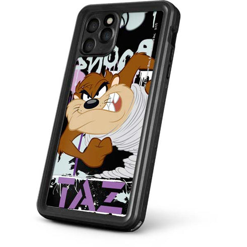 Looney Tunes Splatter Paint Tasmanian Devil iPhone 11 Pro Max Waterproof Case