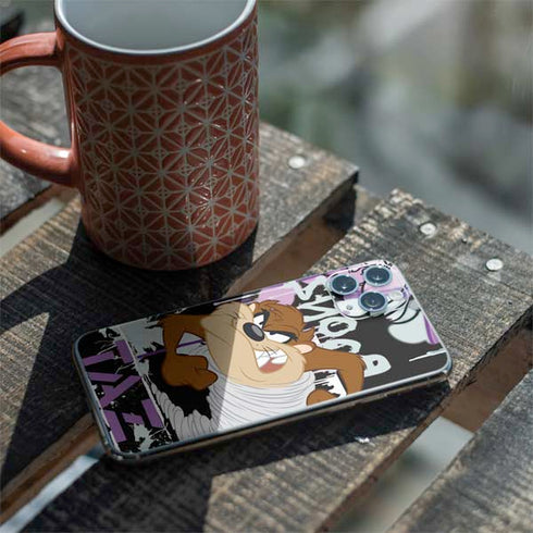 Looney Tunes Splatter Paint Tasmanian Devil iPhone 11 Pro Skin