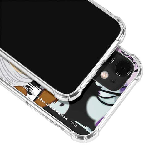 Looney Tunes Splatter Paint Tasmanian Devil iPhone 12 Clear Case