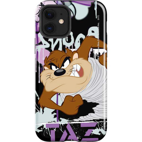 Looney Tunes Splatter Paint Tasmanian Devil iPhone 12 Impact Case