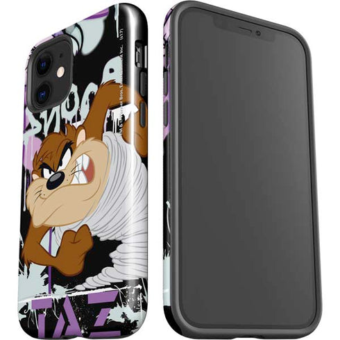 Looney Tunes Splatter Paint Tasmanian Devil iPhone 12 Impact Case