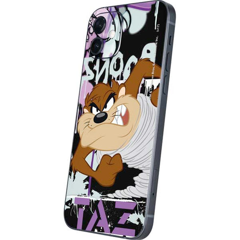 Looney Tunes Splatter Paint Tasmanian Devil iPhone 12 Mini Skin