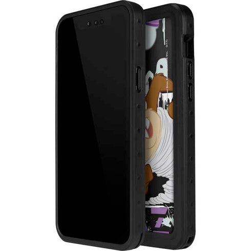 Looney Tunes Splatter Paint Tasmanian Devil iPhone 12 Mini Waterproof Case