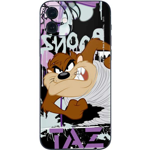 Looney Tunes Splatter Paint Tasmanian Devil iPhone 12 Skin