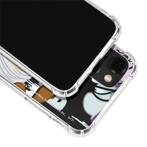 Looney Tunes Splatter Paint Tasmanian Devil iPhone 14 Plus Clear Case