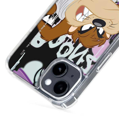 Looney Tunes Splatter Paint Tasmanian Devil iPhone 15 Plus MagSafe Case