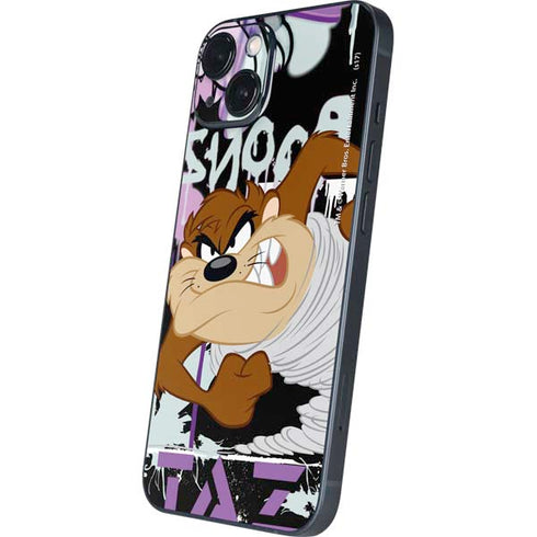Looney Tunes Splatter Paint Tasmanian Devil iPhone 14 Plus Skin