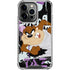 Looney Tunes Splatter Paint Tasmanian Devil iPhone 14 Pro Clear Case