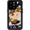 Looney Tunes Splatter Paint Tasmanian Devil iPhone 14 Pro Waterproof Case