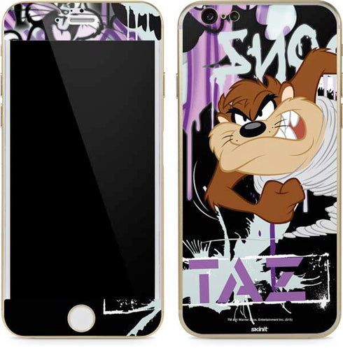 Looney Tunes Splatter Paint Tasmanian Devil iPhone 6/6s Skin
