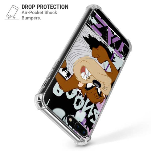 Looney Tunes Splatter Paint Tasmanian Devil iPhone 7/8 Plus Clear Case