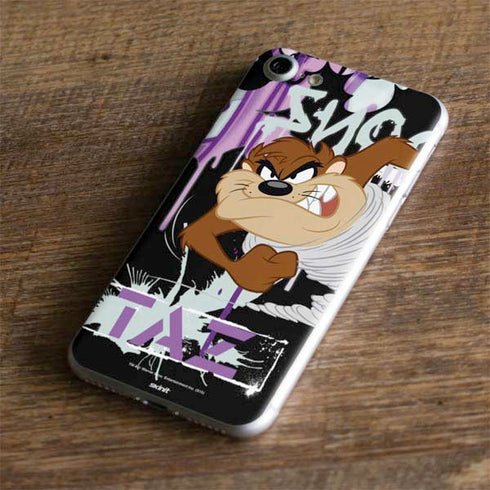 Looney Tunes Splatter Paint Tasmanian Devil iPhone 8 Skin