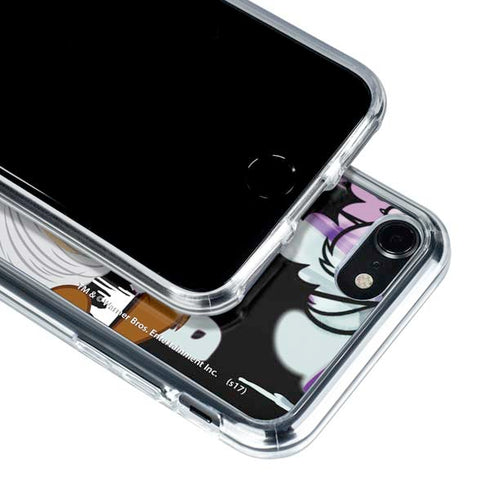 Looney Tunes Splatter Paint Tasmanian Devil iPhone SE (2nd & 3rd Gen) Clear Case