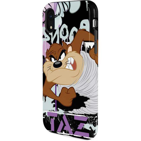 Looney Tunes Splatter Paint Tasmanian Devil iPhone XR Pro Case