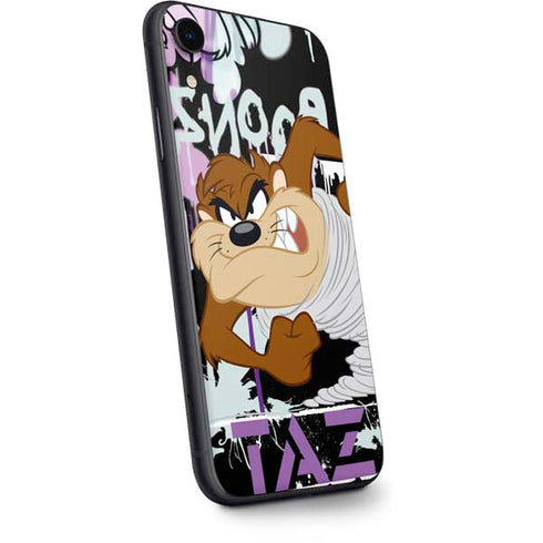 Looney Tunes Splatter Paint Tasmanian Devil iPhone XR Skin
