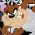 Looney Tunes Splatter Paint Tasmanian Devil iPhone XS Skin
