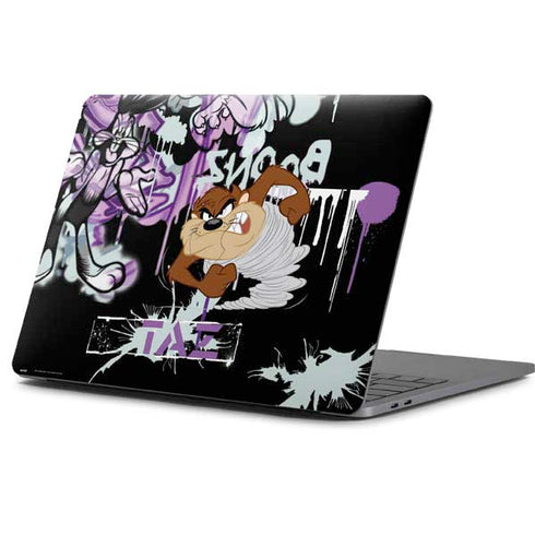 Looney Tunes Splatter Paint Tasmanian Devil Apple MacBook Pro 13-inch Skin