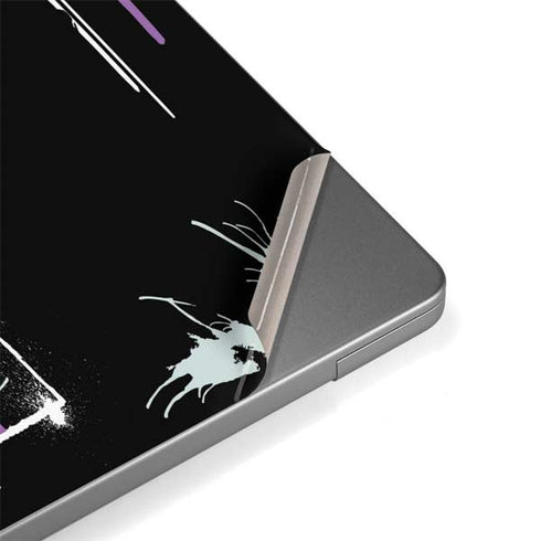 Looney Tunes Splatter Paint Tasmanian Devil MacBook Pro 14in (2021-24) Skin