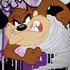 Looney Tunes Splatter Paint Tasmanian Devil Moto G6 Skin