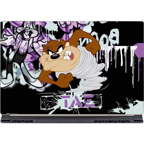 Looney Tunes Splatter Paint Tasmanian Devil MSI GS65 Stealth Laptop Skin