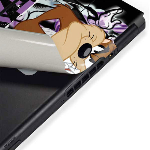 Looney Tunes Splatter Paint Tasmanian Devil Nintendo Switch Bundle Skin