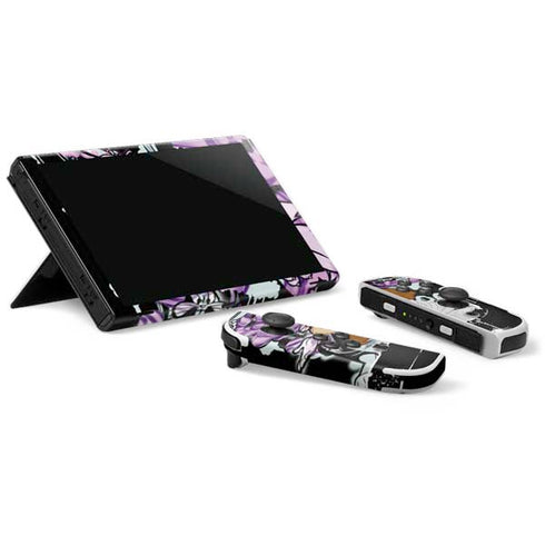 Looney Tunes Splatter Paint Tasmanian Devil Nintendo Switch OLED (2021) Skin