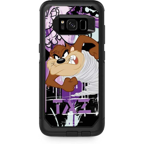 Looney Tunes Splatter Paint Tasmanian Devil Otterbox Commuter Galaxy Skin