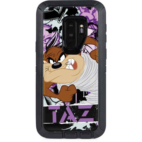 Looney Tunes Splatter Paint Tasmanian Devil Otterbox Defender Galaxy Skin