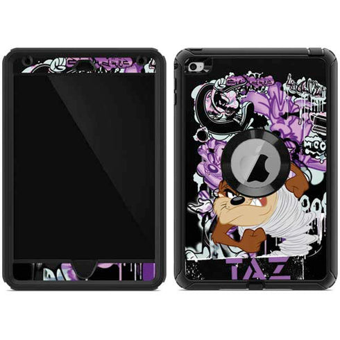 Looney Tunes Splatter Paint Tasmanian Devil Otterbox Defender iPad Skin