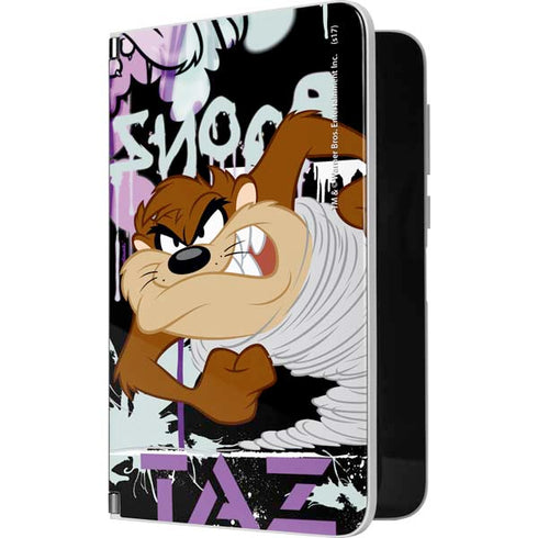 Looney Tunes Splatter Paint Tasmanian Devil Surface Duo Skin