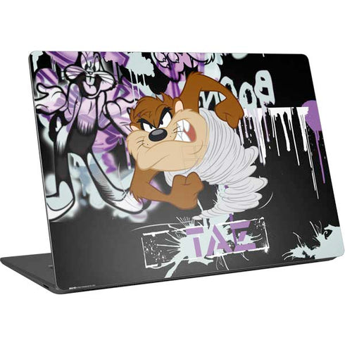 Looney Tunes Splatter Paint Tasmanian Devil Surface Laptop 4 15in Skin