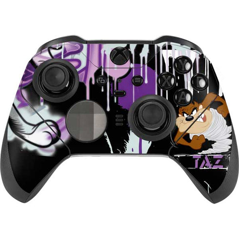 Looney Tunes Splatter Paint Tasmanian Devil Xbox Elite Wireless Controller Series 2 Skin