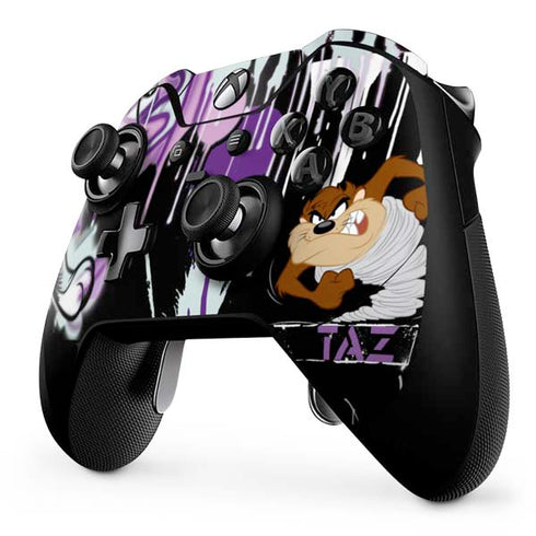Looney Tunes Splatter Paint Tasmanian Devil Xbox One Elite Controller Skin