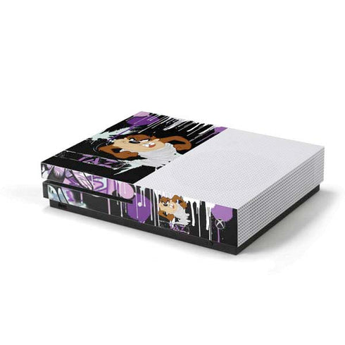 Looney Tunes Splatter Paint Tasmanian Devil Xbox One S Console Skin
