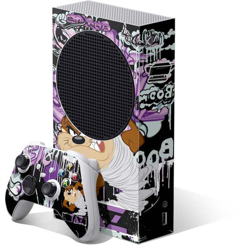 Looney Tunes Splatter Paint Tasmanian Devil Xbox Series S Bundle Skin