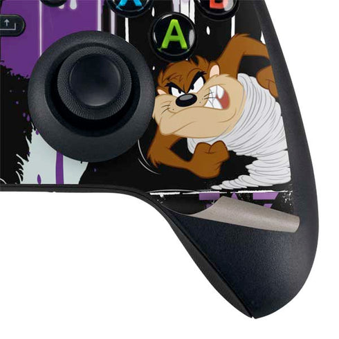 Looney Tunes Splatter Paint Tasmanian Devil Xbox Series X Controller Skin