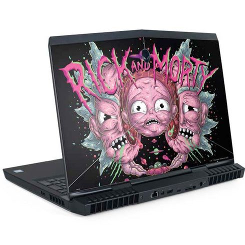 Adult Swim Rick and Morty Split Head Rick Dell Alienware Skin
