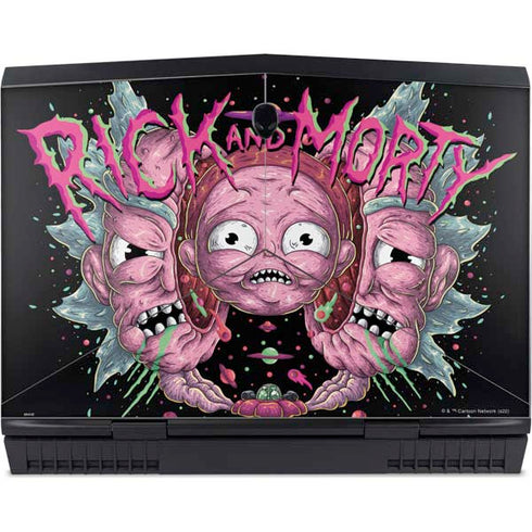Adult Swim Rick and Morty Split Head Rick Dell Alienware Skin
