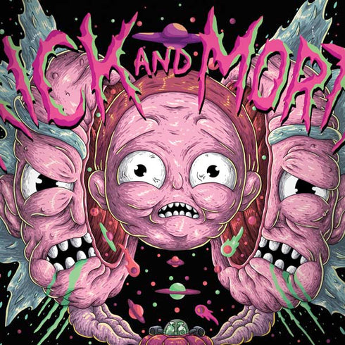 Adult Swim Rick and Morty Split Head Rick Dell Alienware Skin