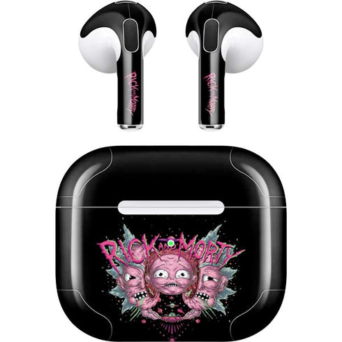 Adult Swim Rick and Morty Split Head Rick Apple AirPods (3rd Gen 2021) Skin